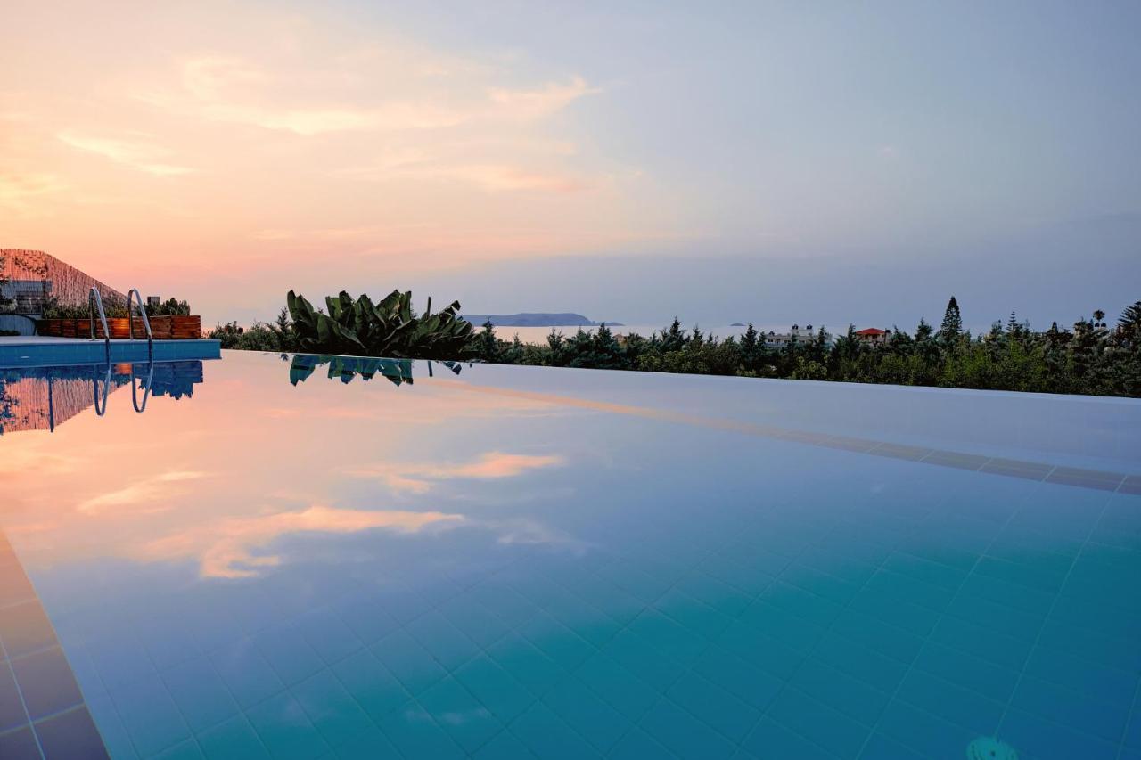 Four Seasons Private Villa - Seaview - Big Heated Pool - Gym - Sport Activities 구베스 외부 사진