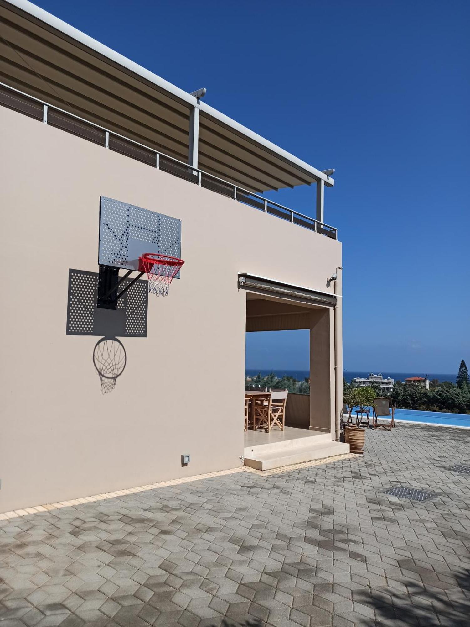 Four Seasons Private Villa - Seaview - Big Heated Pool - Gym - Sport Activities 구베스 외부 사진