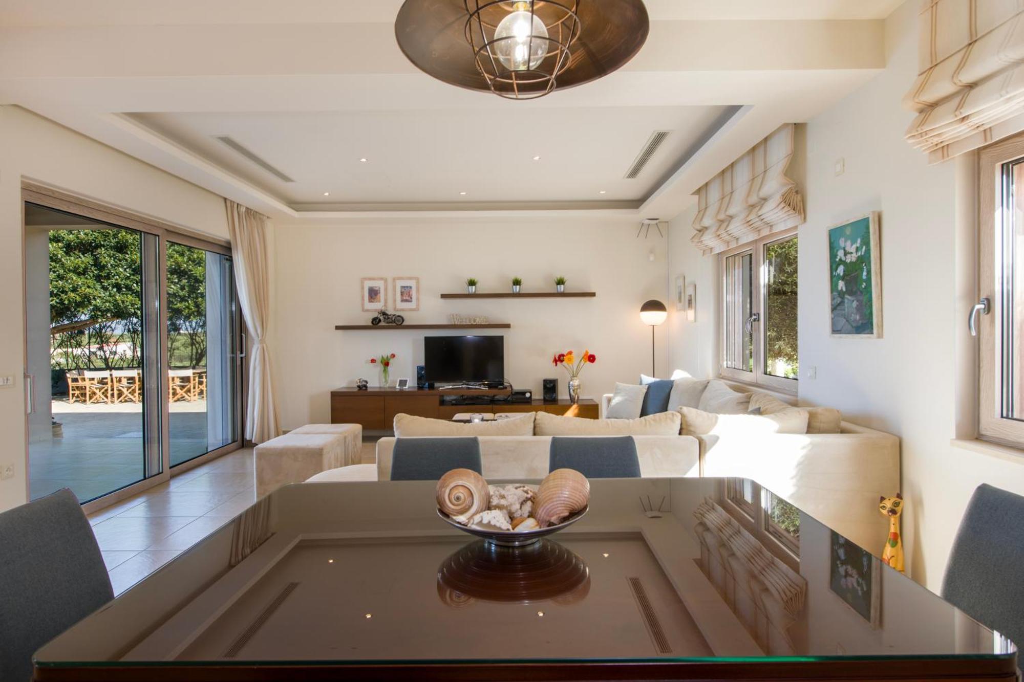 Four Seasons Private Villa - Seaview - Big Heated Pool - Gym - Sport Activities 구베스 외부 사진