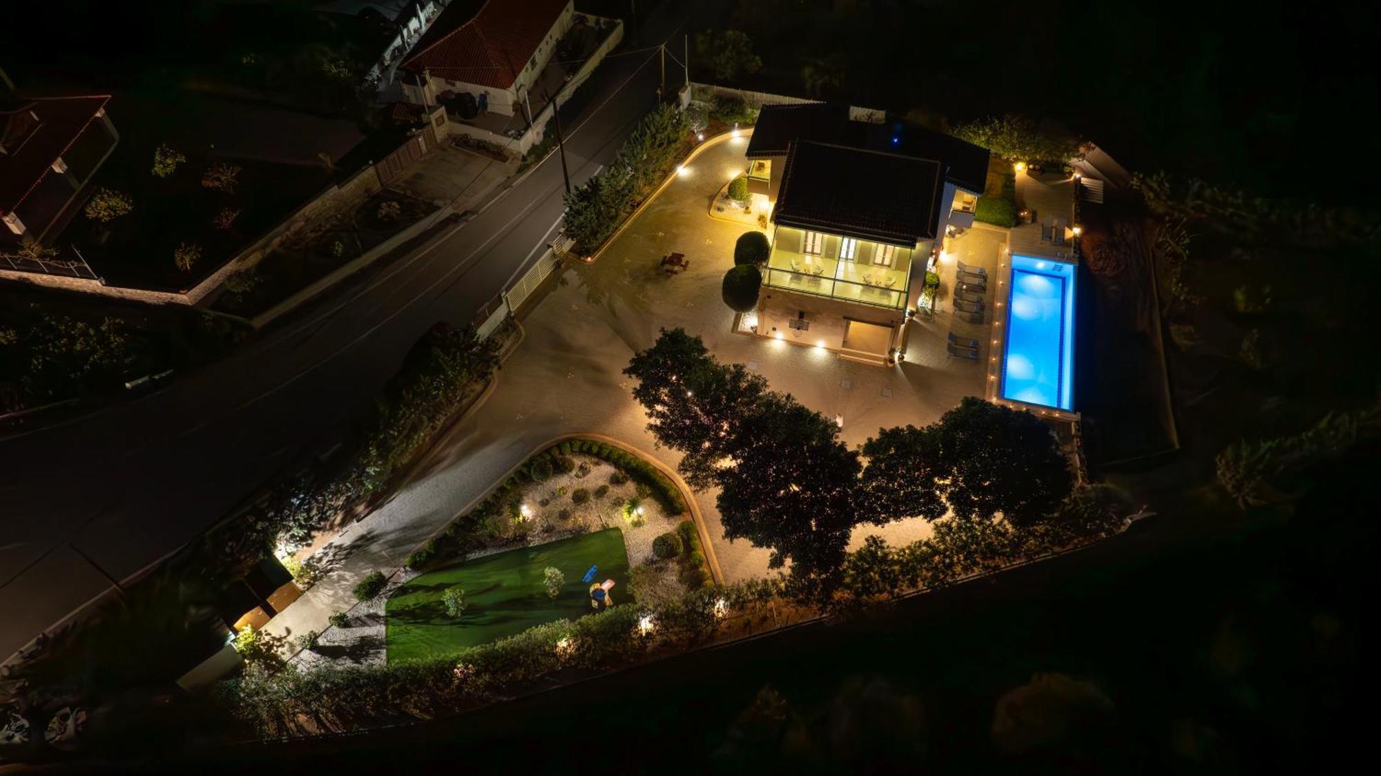 Four Seasons Private Villa - Seaview - Big Heated Pool - Gym - Sport Activities 구베스 외부 사진