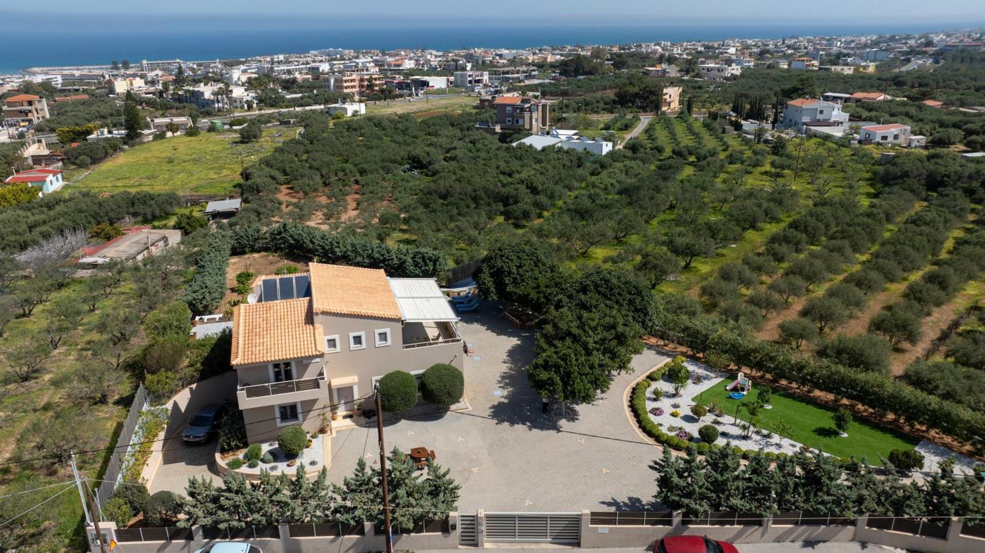 Four Seasons Private Villa - Seaview - Big Heated Pool - Gym - Sport Activities 구베스 외부 사진